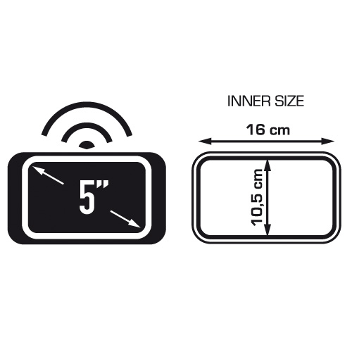 Givi KS954B Sacoche pour Le GPS et Le Smartphone avec Support 5 